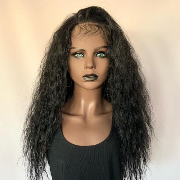 26” Long Water Wave 13x4 Lace Front Premium Fiber Wig for Daily Wear or Events - Picture 2 of 9